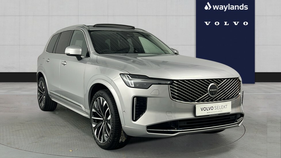 Volvo XC90 B5 Ultra, Awd Mild Hybrid, Brightpanroof, Silver
