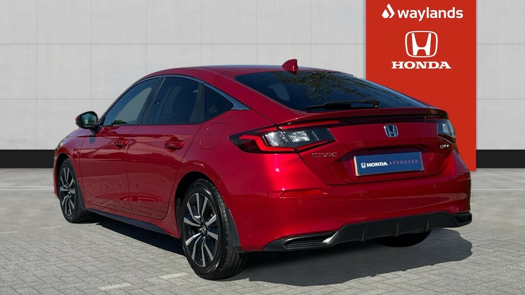 Honda Civic Honda Civic 2.0 Ehev Elegance Cvt Hatchback WM24UYD Red #3