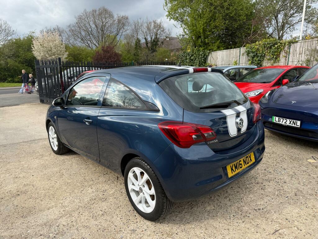 Vauxhall Corsa 1.2I Sting Euro 6 KM16NDX Blue #3