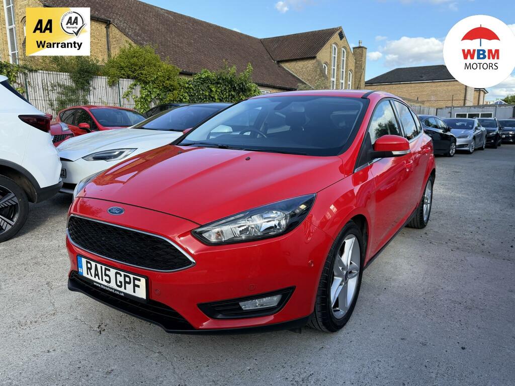 Ford Focus 1.0T Ecoboost Zetec Euro 6 Ss Red