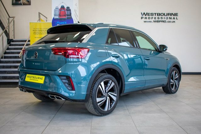 Volkswagen T-Roc 1.5 Tsi R-line Suv Dsg Euro 6 S S 15 VO72HND Blue #4
