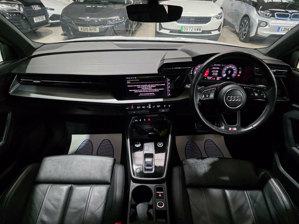 Audi A3 1.5 Tfsi 35 S Line Sportback S Tronic Euro 6 Ss HG71ETV White #5