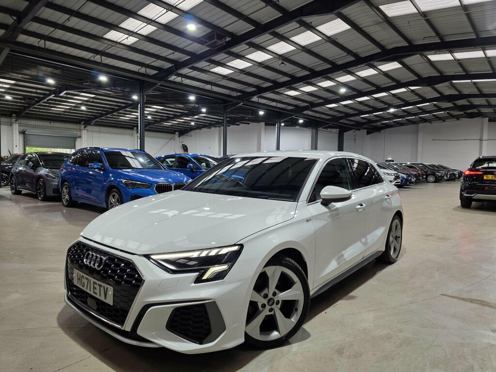 Audi A3 1.5 Tfsi 35 S Line Sportback S Tronic Euro 6 Ss White