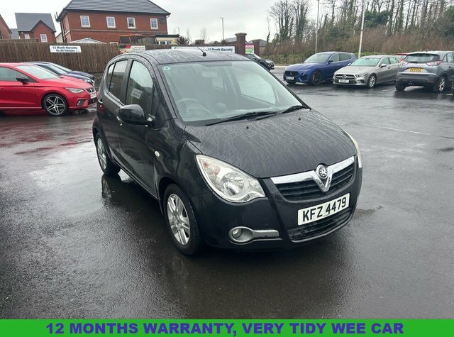 Vauxhall Agila 1.2 Vvt Ecoflex Se Mpv Euro 5 9 Black
