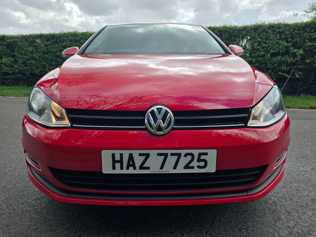 Volkswagen Golf 1.2 Tsi Bluemotion Tech S Euro 5 Ss HAZ7725 Red #2