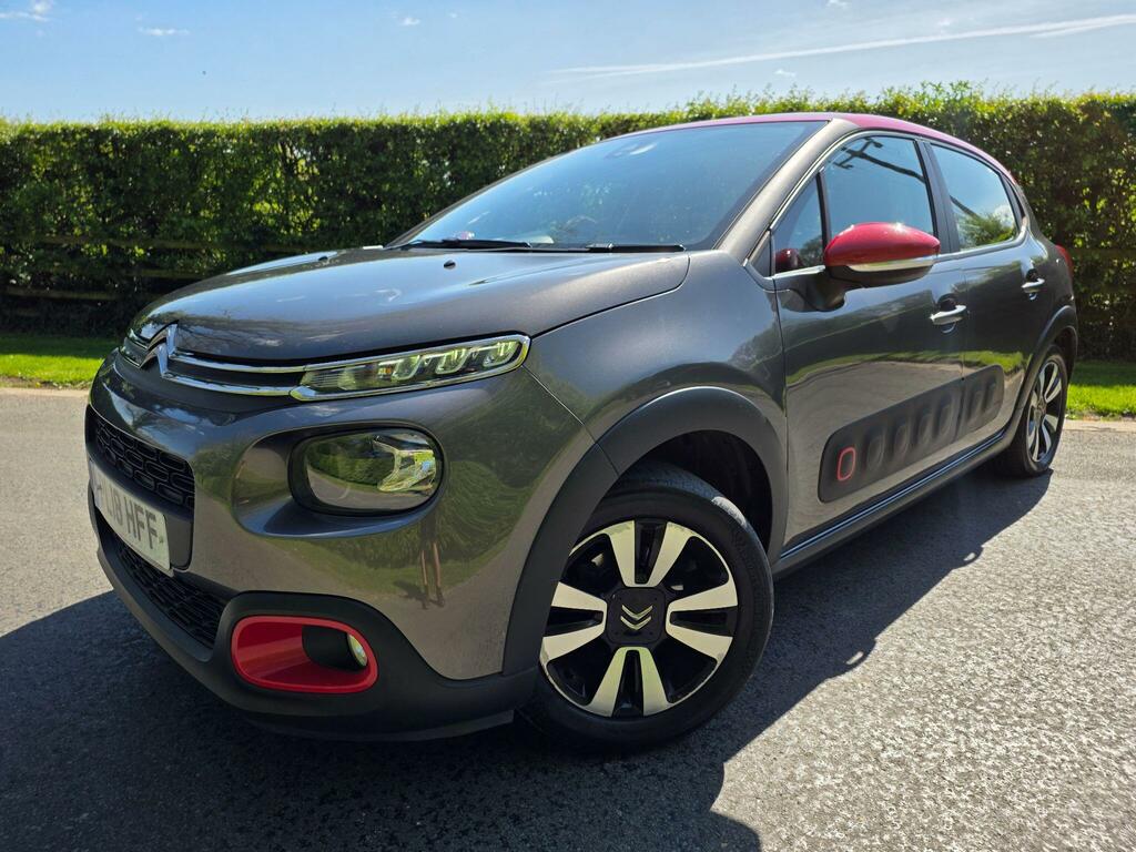Citroen C3 1.2 Puretech Feel Euro 6 PL18HFF Grey #3