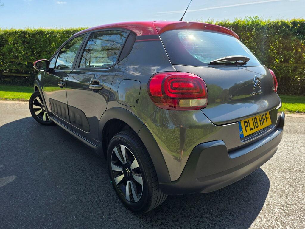 Citroen C3 1.2 Puretech Feel Euro 6 PL18HFF Grey #4
