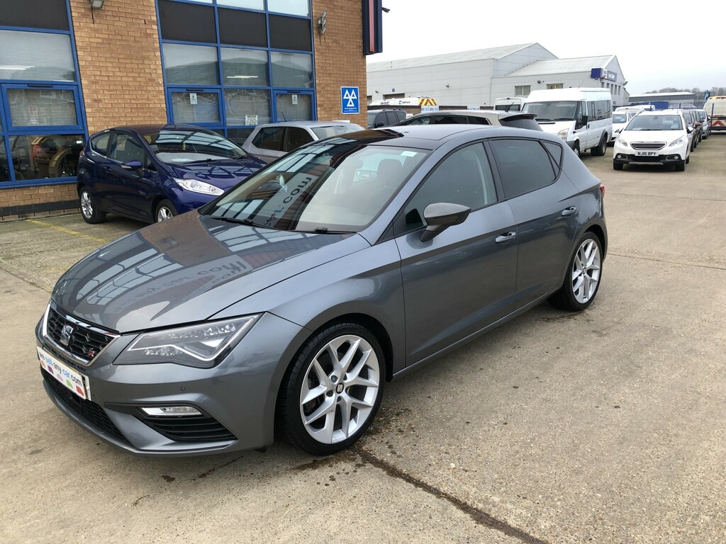 Seat Leon Hatchback 1.8 Tsi Fr Technology 2018 Grey #4