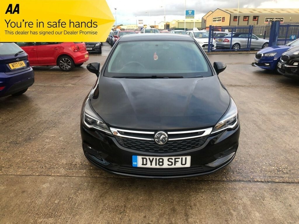 Vauxhall Astra Hatchback 1.4 I Design 2018 DY18SFU Black #2