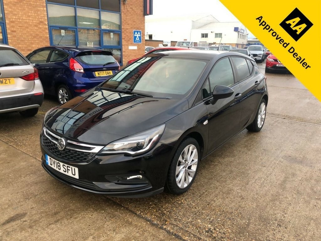 Vauxhall Astra Hatchback 1.4 I Design 2018 DY18SFU Black #3
