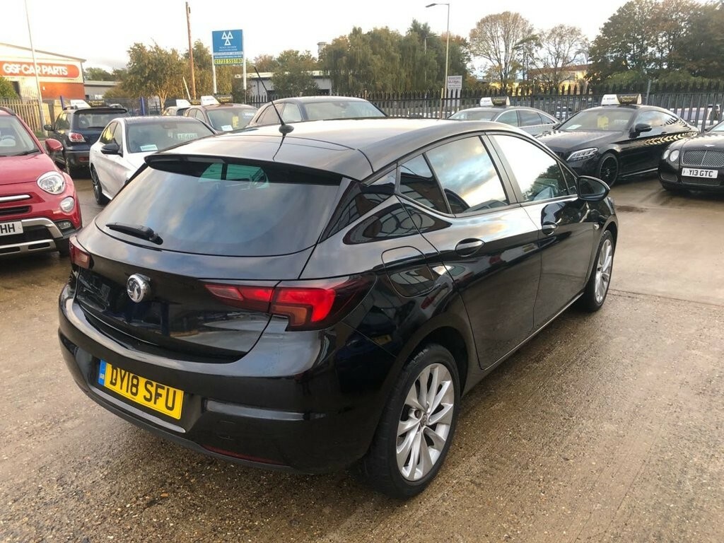 Vauxhall Astra Hatchback 1.4 I Design 2018 DY18SFU Black #6