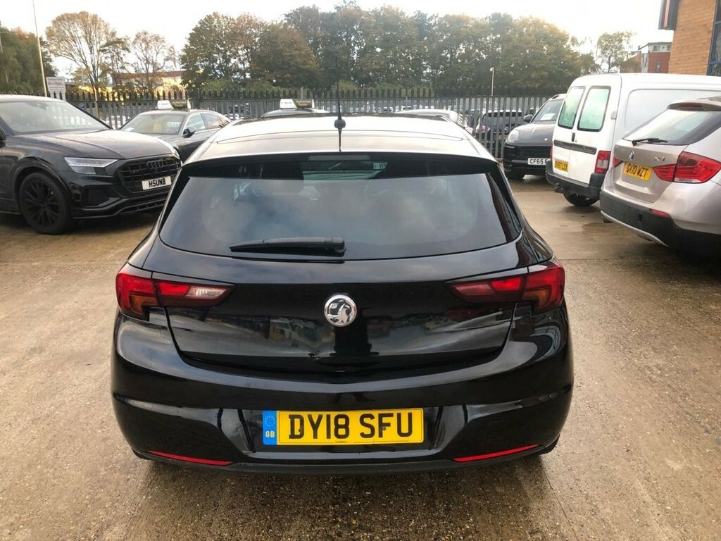 Vauxhall Astra Hatchback 1.4 I Design 2018 DY18SFU Black #5