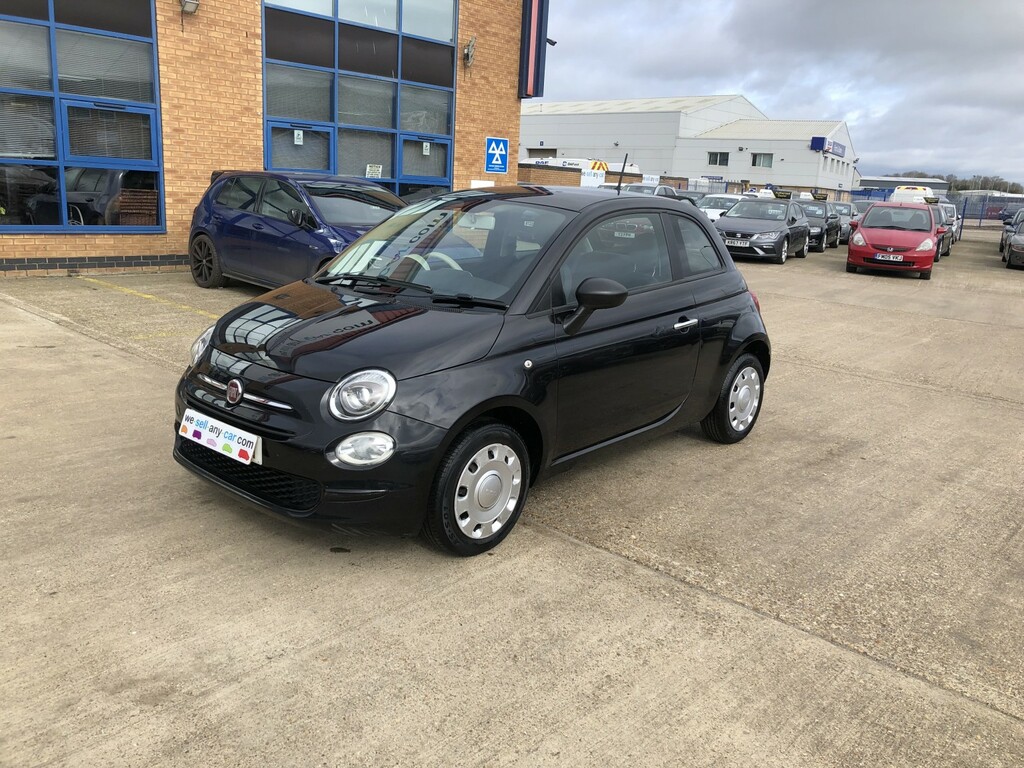 Fiat 500 Hatchback 1.2 500 My17 1.2 69Hp Pop 2015 DS65ZWN Black #2