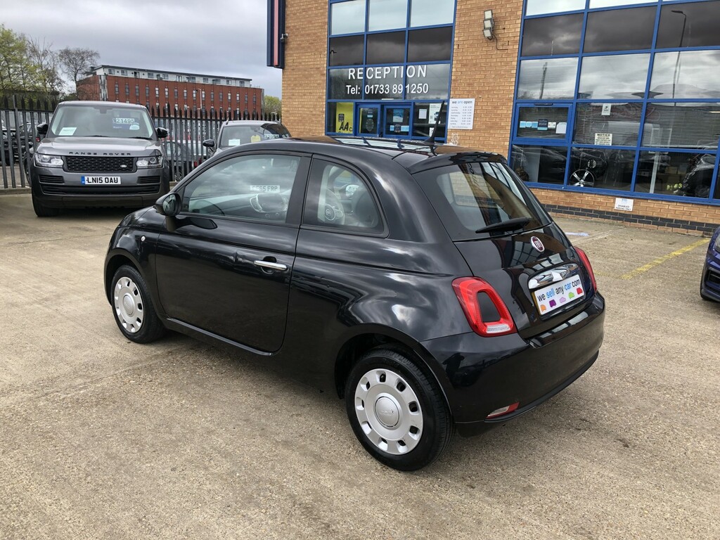 Fiat 500 Hatchback 1.2 500 My17 1.2 69Hp Pop 2015 DS65ZWN Black #3