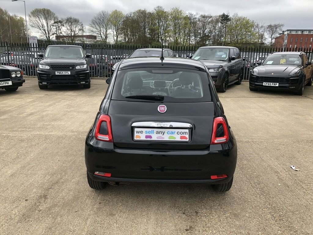 Fiat 500 Hatchback 1.2 500 My17 1.2 69Hp Pop 2015 DS65ZWN Black #4