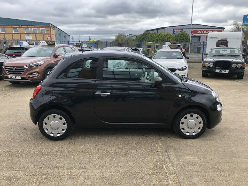 Fiat 500 Hatchback 1.2 500 My17 1.2 69Hp Pop 2015 DS65ZWN Black #5