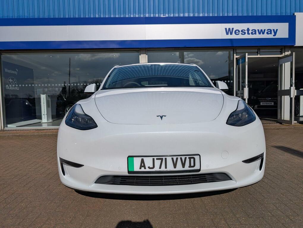 Tesla Model Y Long Range Awd - 2022 71 White #2