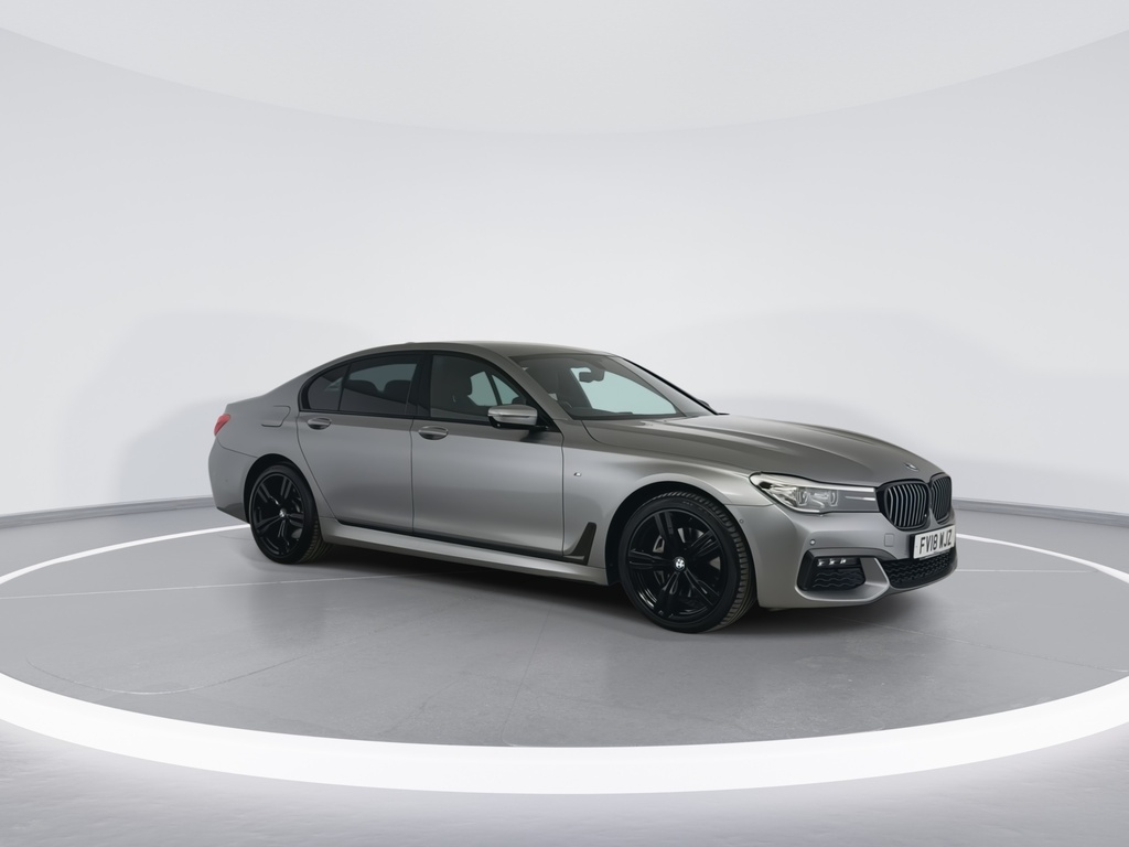 BMW 7 Series 730D Xdrive M Sport FV18WJZ Silver #2