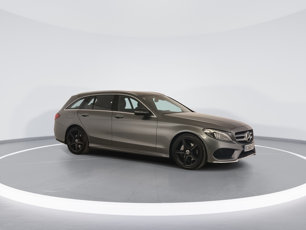 Mercedes-Benz C Class C220d Nightfall Edition EX68EYG Grey #2