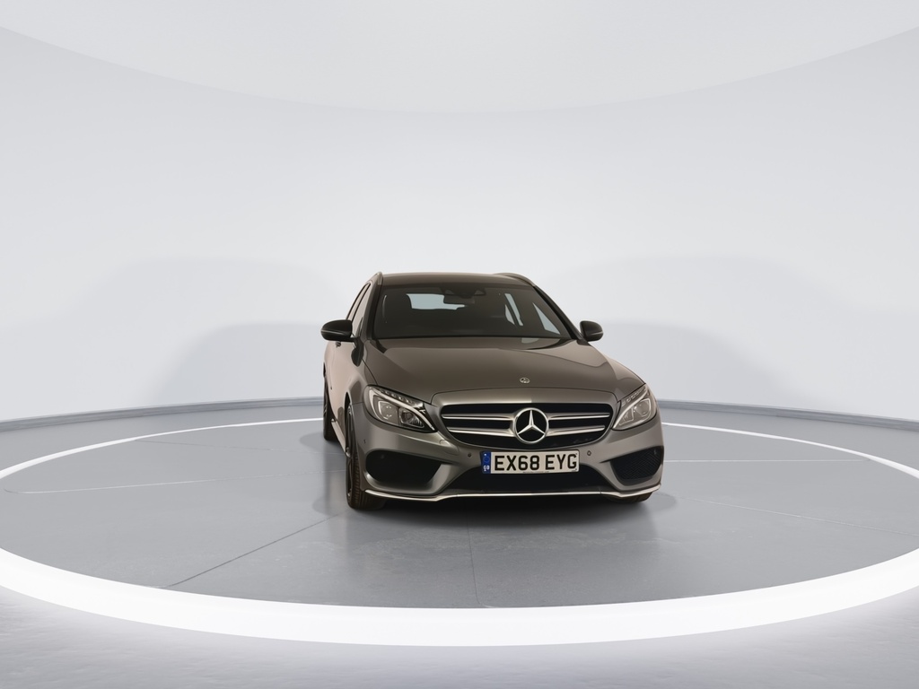 Mercedes-Benz C Class C220d Nightfall Edition EX68EYG Grey #3