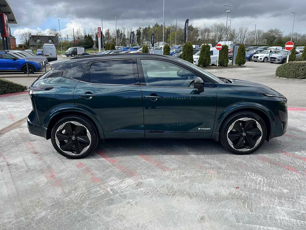 Nissan Qashqai 1.5 E-power N-design WK74YOP Green #4