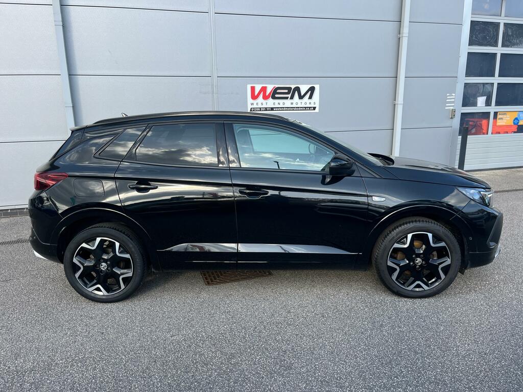 Vauxhall Grandland 1.2 Turbo Ultimate Suv Euro 6 S WK72YHB Black #3
