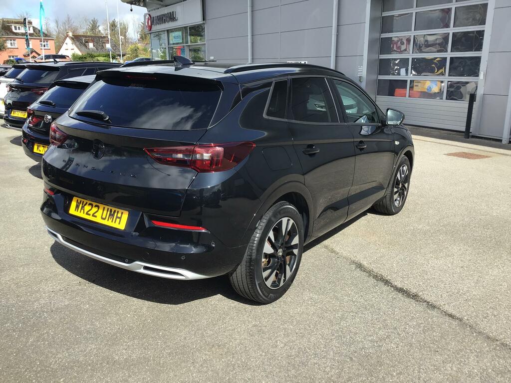 Vauxhall Grandland 1.2 Turbo Ultimate Suv Euro 6 S WK22UMH Black #5