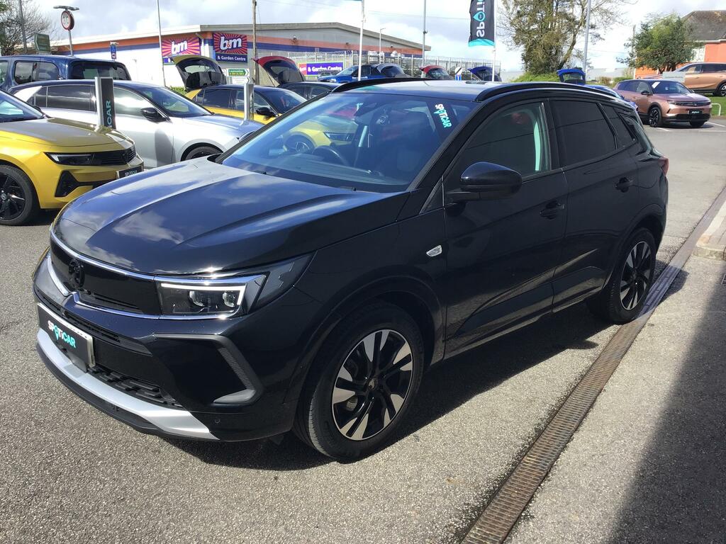 Vauxhall Grandland 1.2 Turbo Ultimate Suv Euro 6 S WK22UMH Black #4