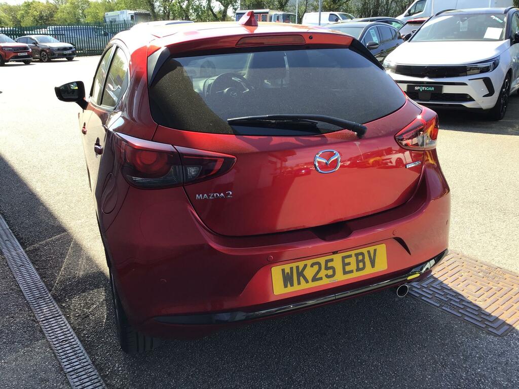 Mazda 2 1.5 E-skyactiv G Mhev Exclusive-line Hatchback Red #3