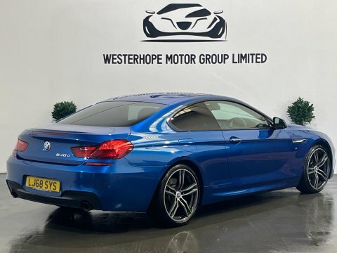 BMW 6 Series 3.0 640D M LJ68SYS Blue #4
