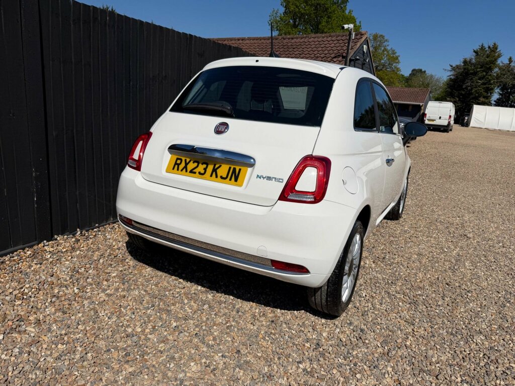 Fiat 500 1.0 Mhev Euro 6 Ss RX23KJN White #4