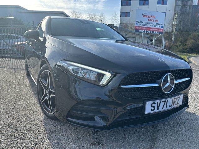 Mercedes-Benz A Class 1.3 A200 Amg Line Edition Executive Saloon P SV71JRZ Black #2
