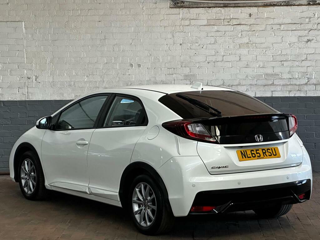 Honda Civic 1.6 I-dtec Se Plus Navi Euro 5 S S NL65RSU White #4