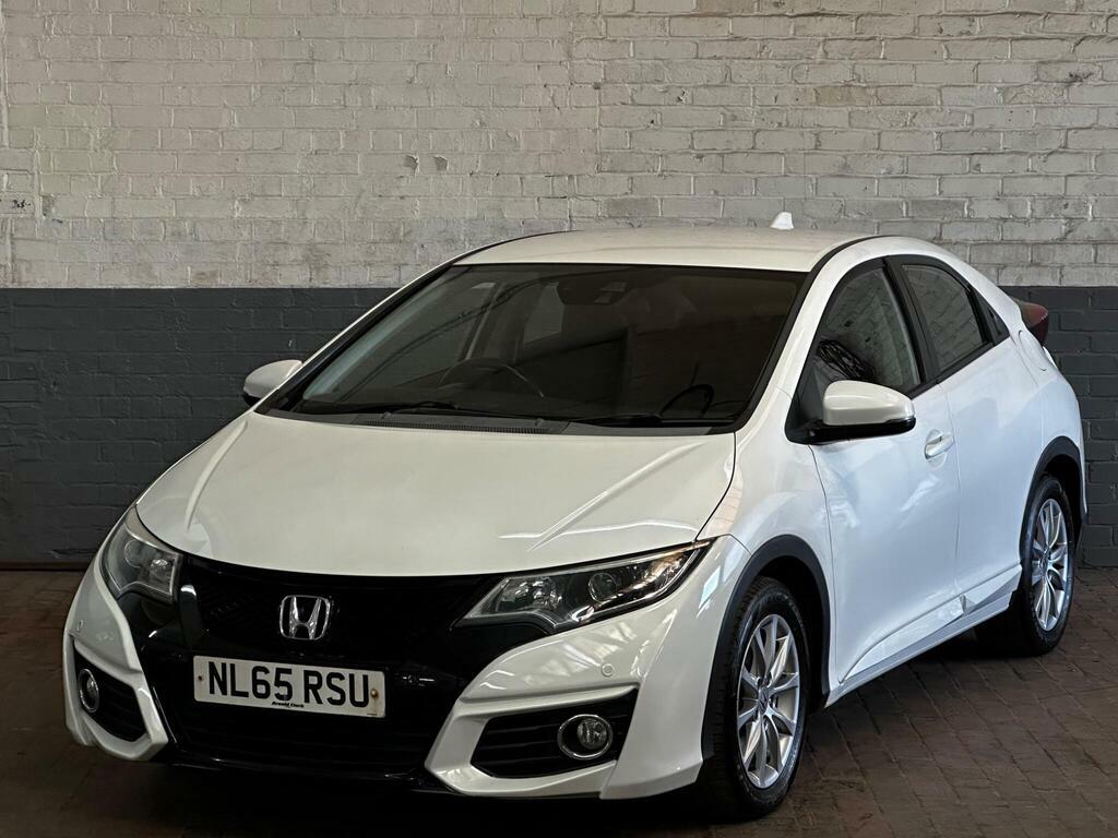 Honda Civic 1.6 I-dtec Se Plus Navi Euro 5 S S NL65RSU White #5