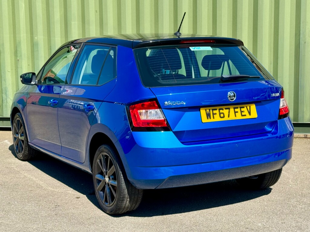 Skoda Fabia 1.0 Colour Edition Hatchback Eur WF67FEV Blue #2