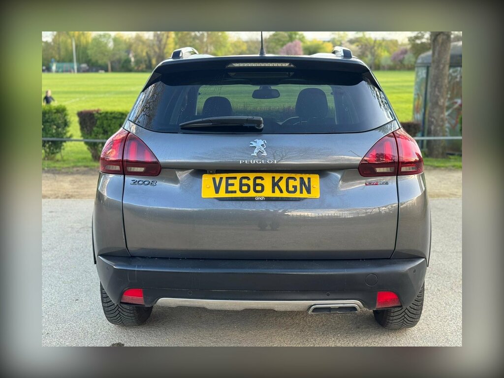 Peugeot 2008 1.2 Puretech Gt Line Euro 6 Ss VE66KGN Grey #6