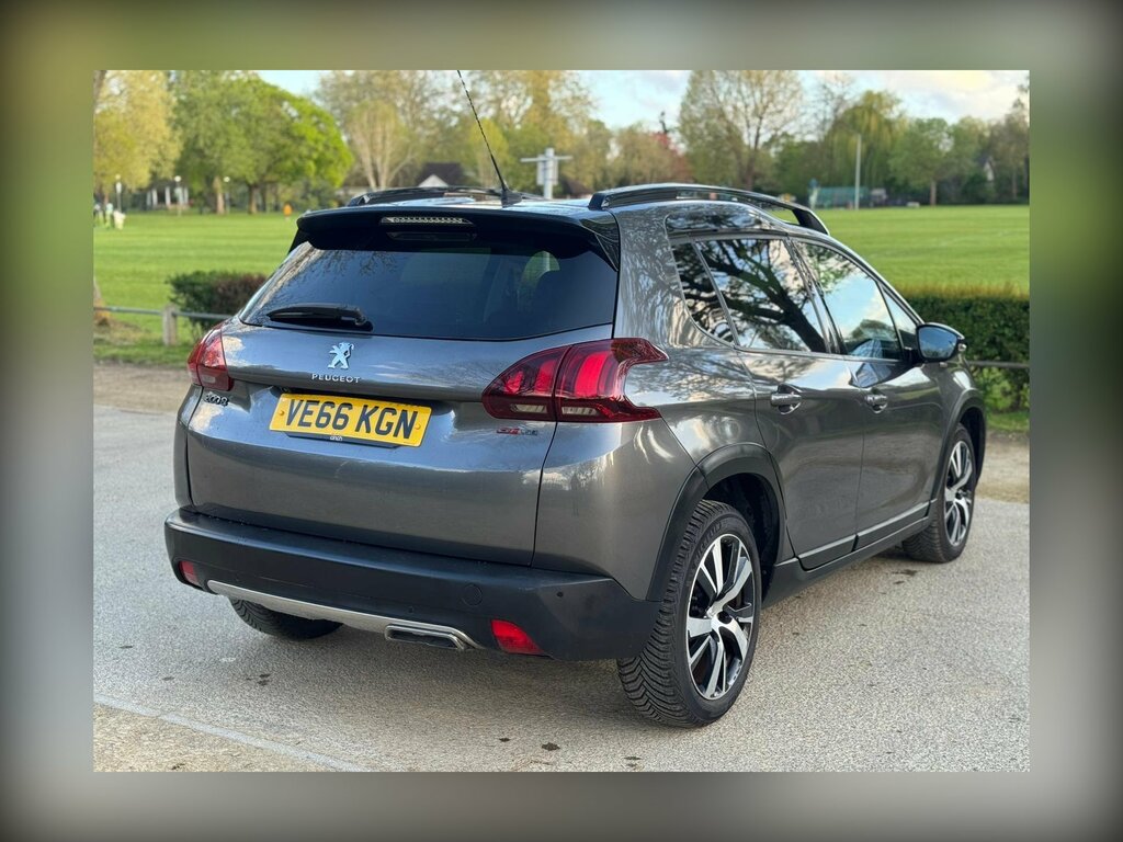 Peugeot 2008 1.2 Puretech Gt Line Euro 6 Ss VE66KGN Grey #3