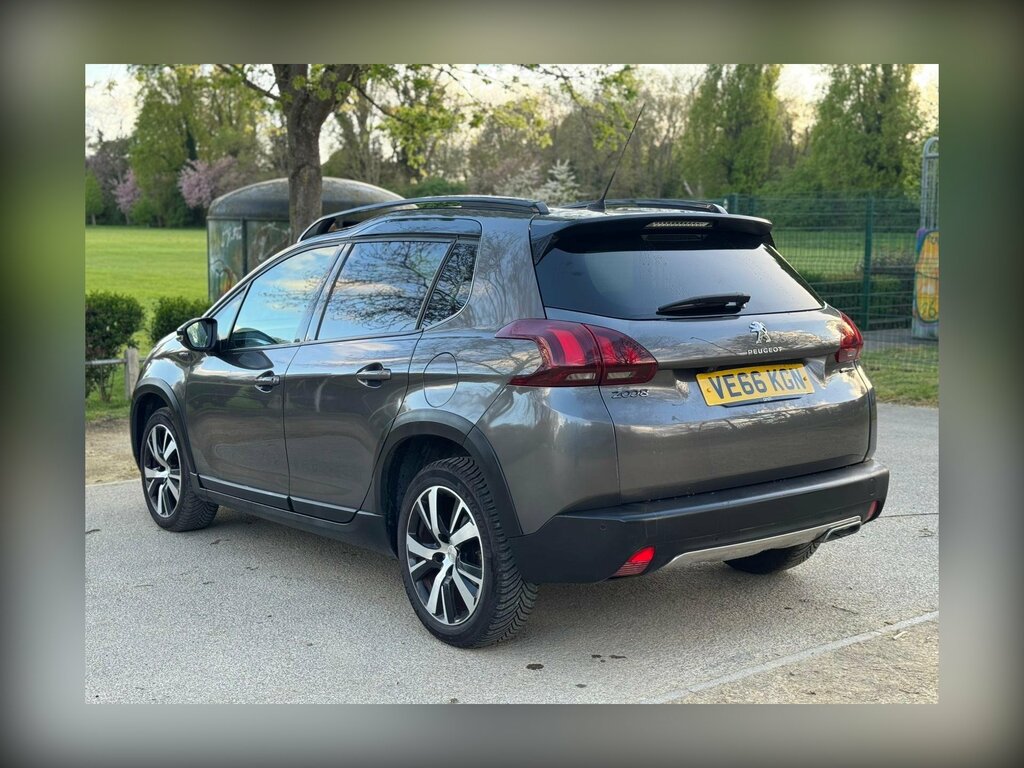 Peugeot 2008 1.2 Puretech Gt Line Euro 6 Ss VE66KGN Grey #4