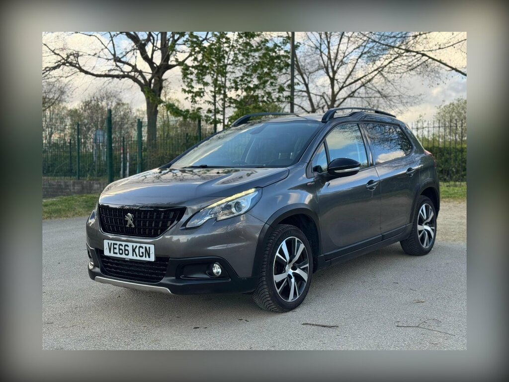Peugeot 2008 1.2 Puretech Gt Line Euro 6 Ss VE66KGN Grey #2