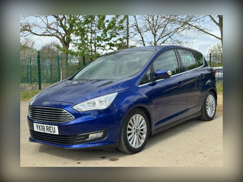 Ford C-Max 1.0T Ecoboost Titanium Euro 6 Ss YK18REU Blue #2