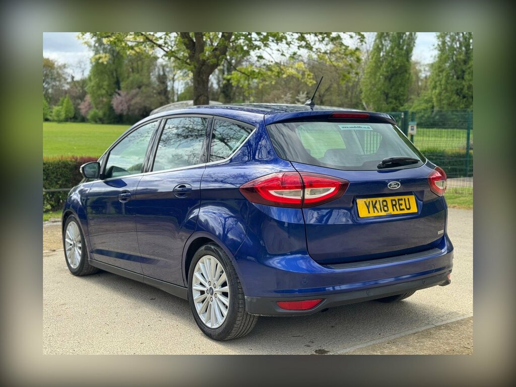 Ford C-Max 1.0T Ecoboost Titanium Euro 6 Ss YK18REU Blue #4