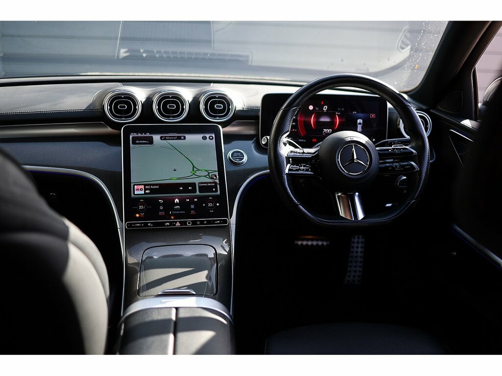 Mercedes-Benz C Class C200h Mhev Amg Line YX22KFZ Grey #2