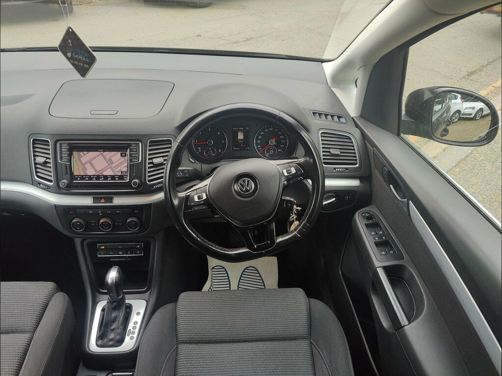 Volkswagen Sharan 2.0 Tdi Bluemotion Tech Se Nav Dsg Euro 6 Ss Black #6