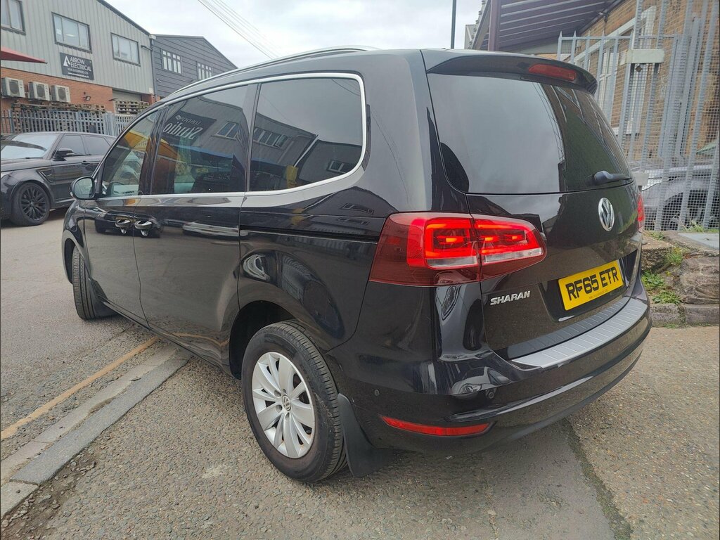 Volkswagen Sharan 2.0 Tdi Bluemotion Tech Se Nav Dsg Euro 6 Ss Black #4