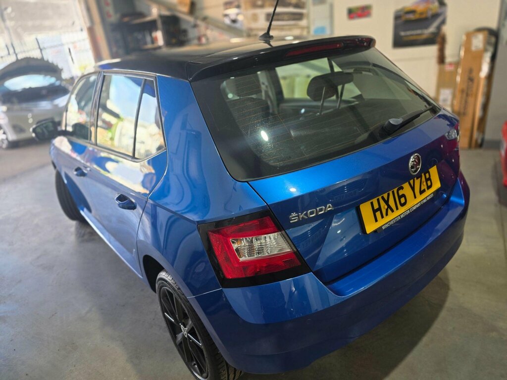 Skoda Fabia 1.2 Tsi Colour Edition Euro 6 Ss HX16YZB Blue #4