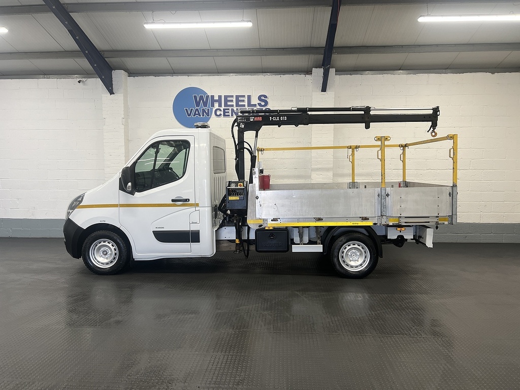 Vauxhall Movano Cdti 3500 Biturbo 2.3 Dropside White #2