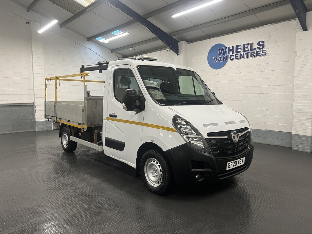 Vauxhall Movano Cdti 3500 Biturbo 2.3 Dropside White #4