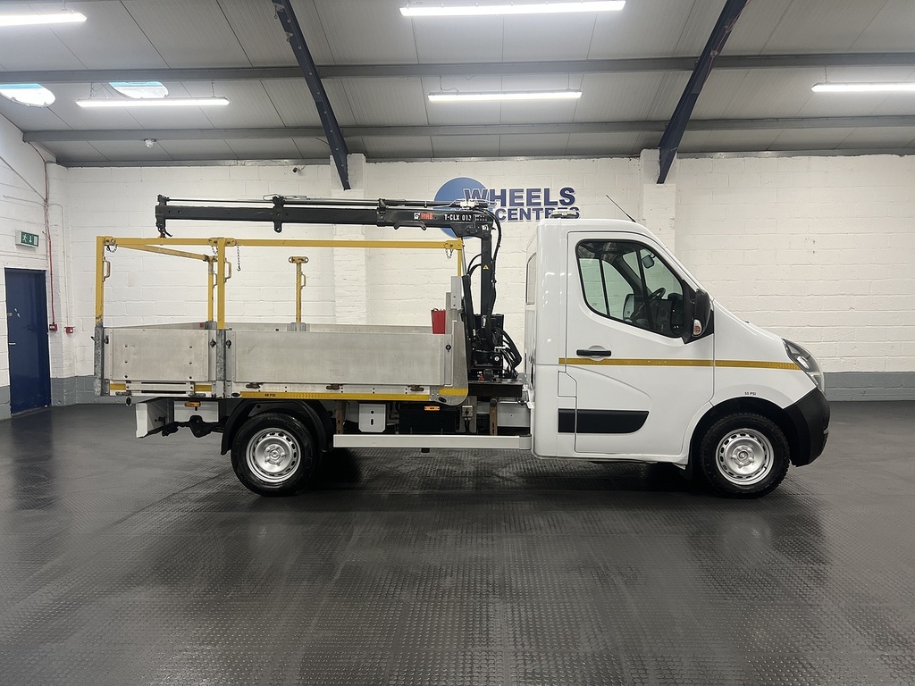 Vauxhall Movano Cdti 3500 Biturbo 2.3 Dropside White #3