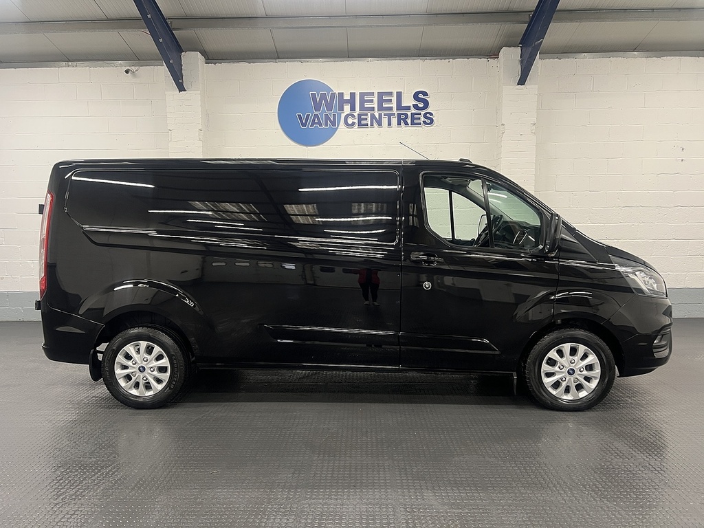 Ford Transit Custom 2.0 300 Ecoblue Limited Panel Van Manua DN73LGZ Black #6