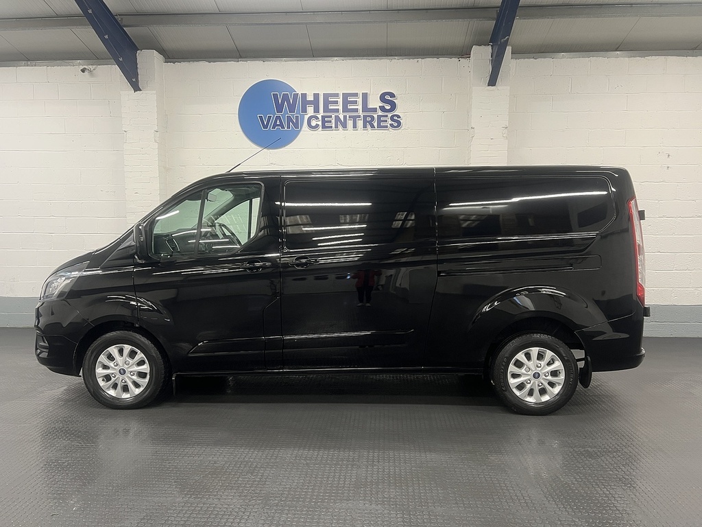 Ford Transit Custom 2.0 300 Ecoblue Limited Panel Van Manua DN73LGZ Black #2